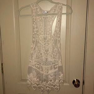 Lace tank